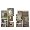 The Newton B6 Floorplan in Charlotte, NC The Newton B6 Floorplan in Charlotte, NC
